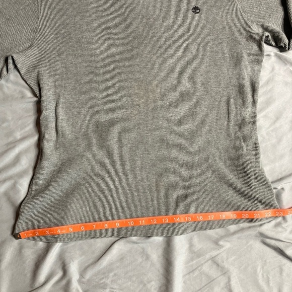Timberland Men's Long Sleeve Gray Tee - Picture 10 of 11